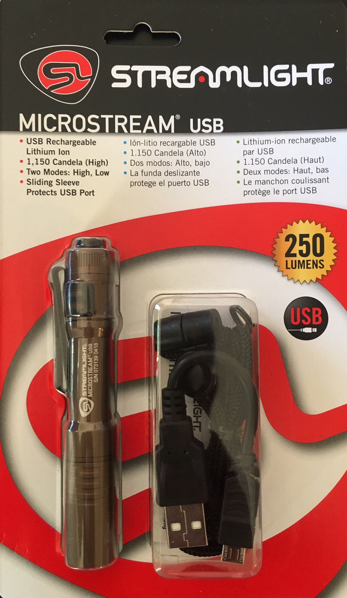 MICROSTREAM® USB POCKET LIGHT - STREAMLIGHT – SA Tactical Institute